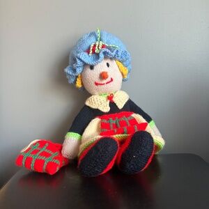 Handmade Knit Granny KnittIng Doll